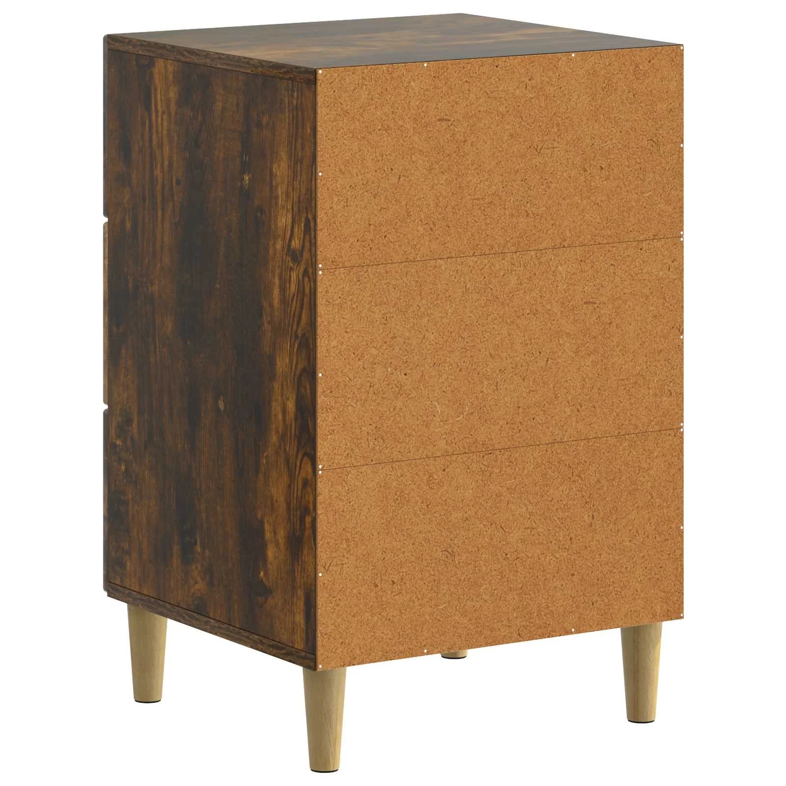 Nočna omarica Dimljen hrast 43 x 41 x 66,5 cm Inženirski les - slika 7
