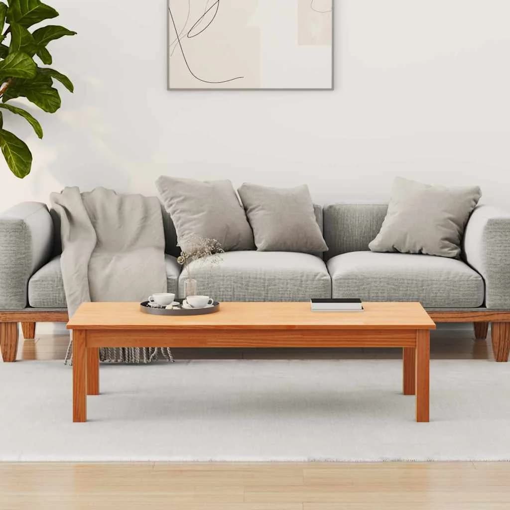 Klubska miza Max Rjav 110 x 50 x 30 cm Masivno borovo les - slika 4