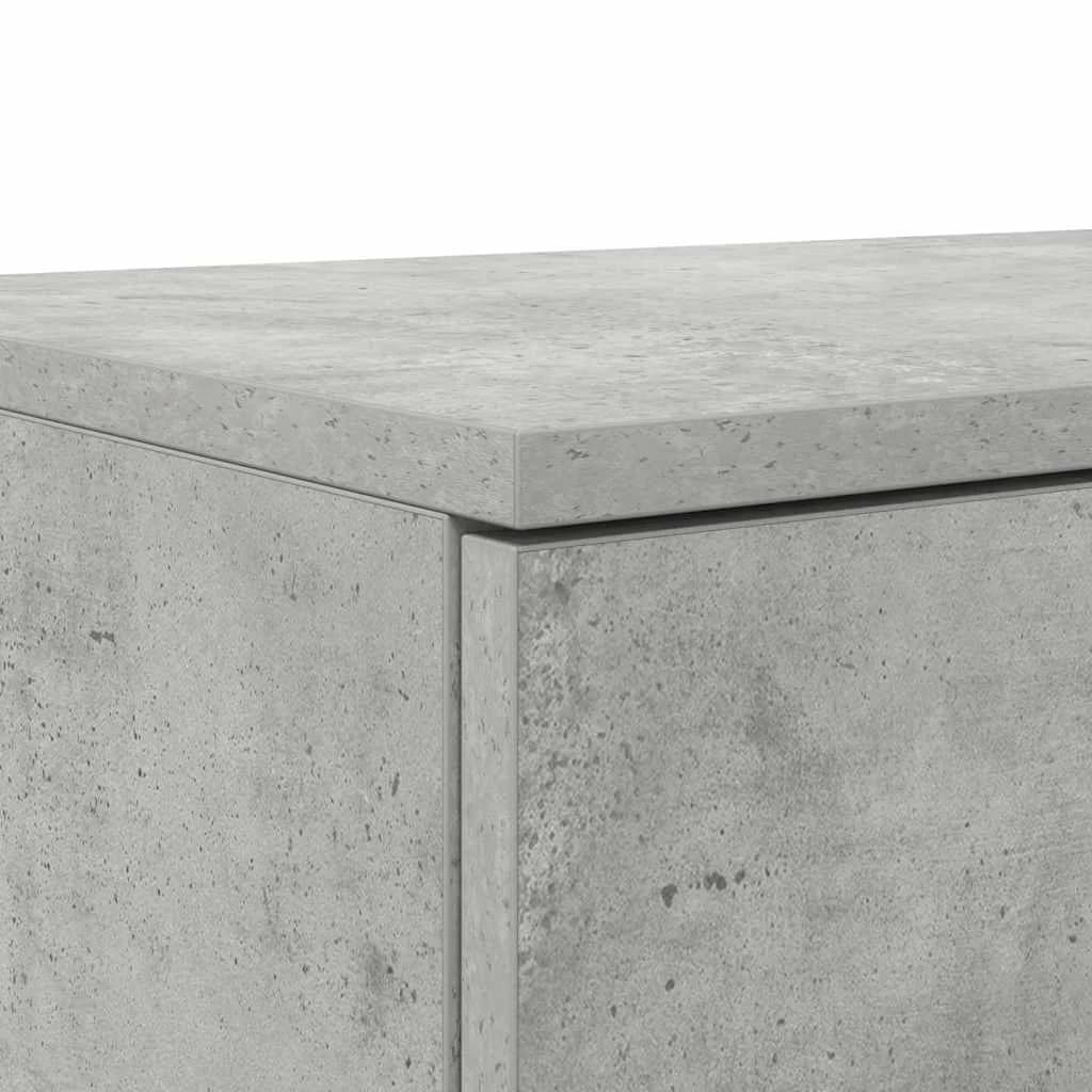 Posteljni predali s predalom Betonsko siva 90 x 36,5 x 16,5 cm - slika 10