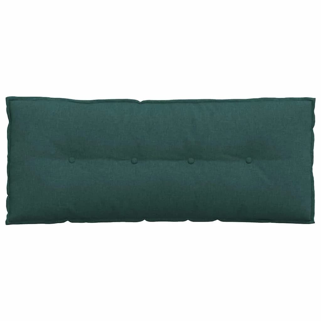 Poglavni vzglavnik Temno zelena 120 x 19 x 50 cm blago - slika 6
