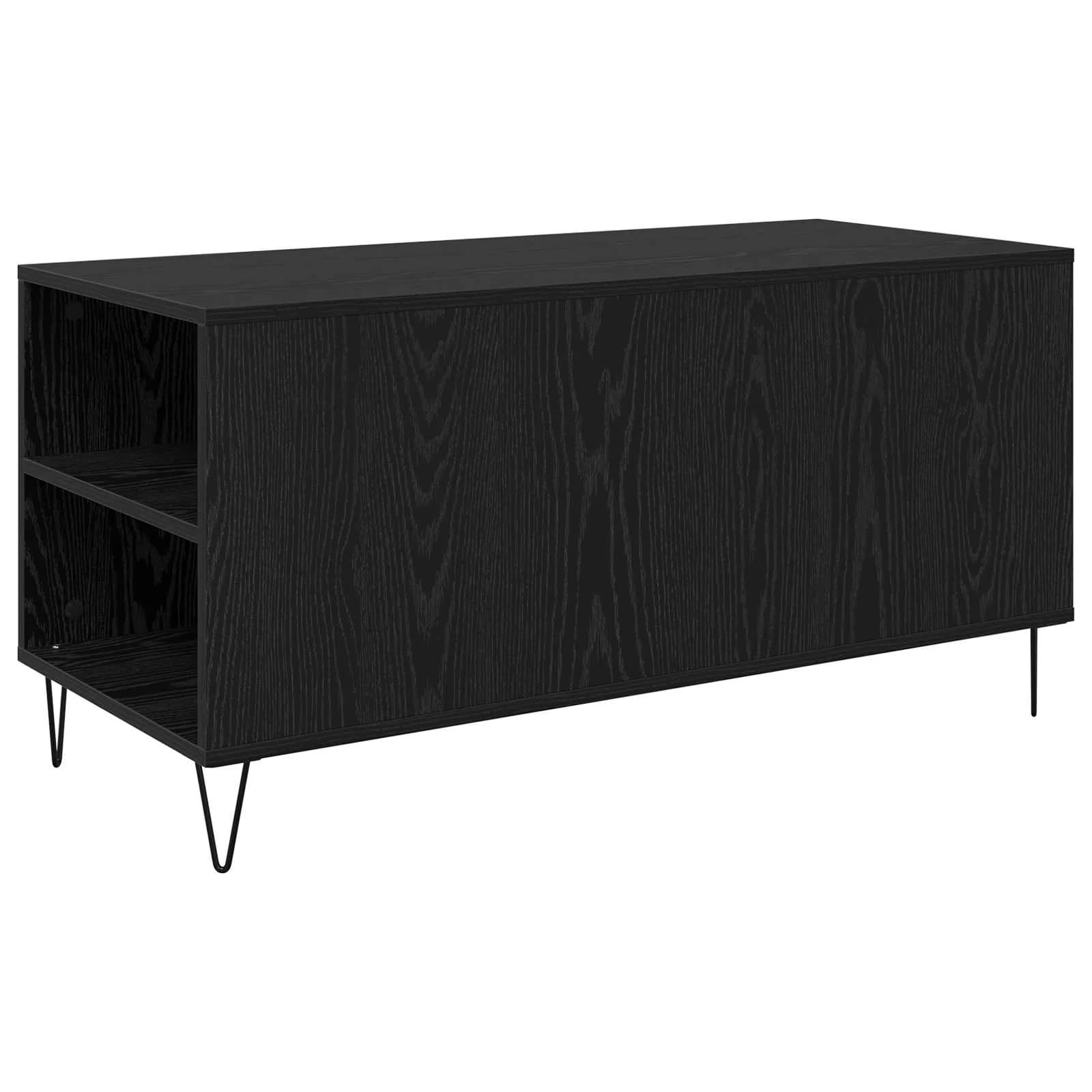 Klubska miza Črna Orehovina 102 x 44,5 x 50 cm Inženirski les - slika 8