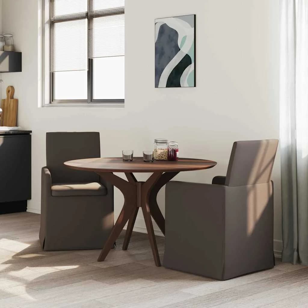 Jedilni stoli 2 kos Laneno platno Temno siva 57 x 67 x 95 cm - slika 3