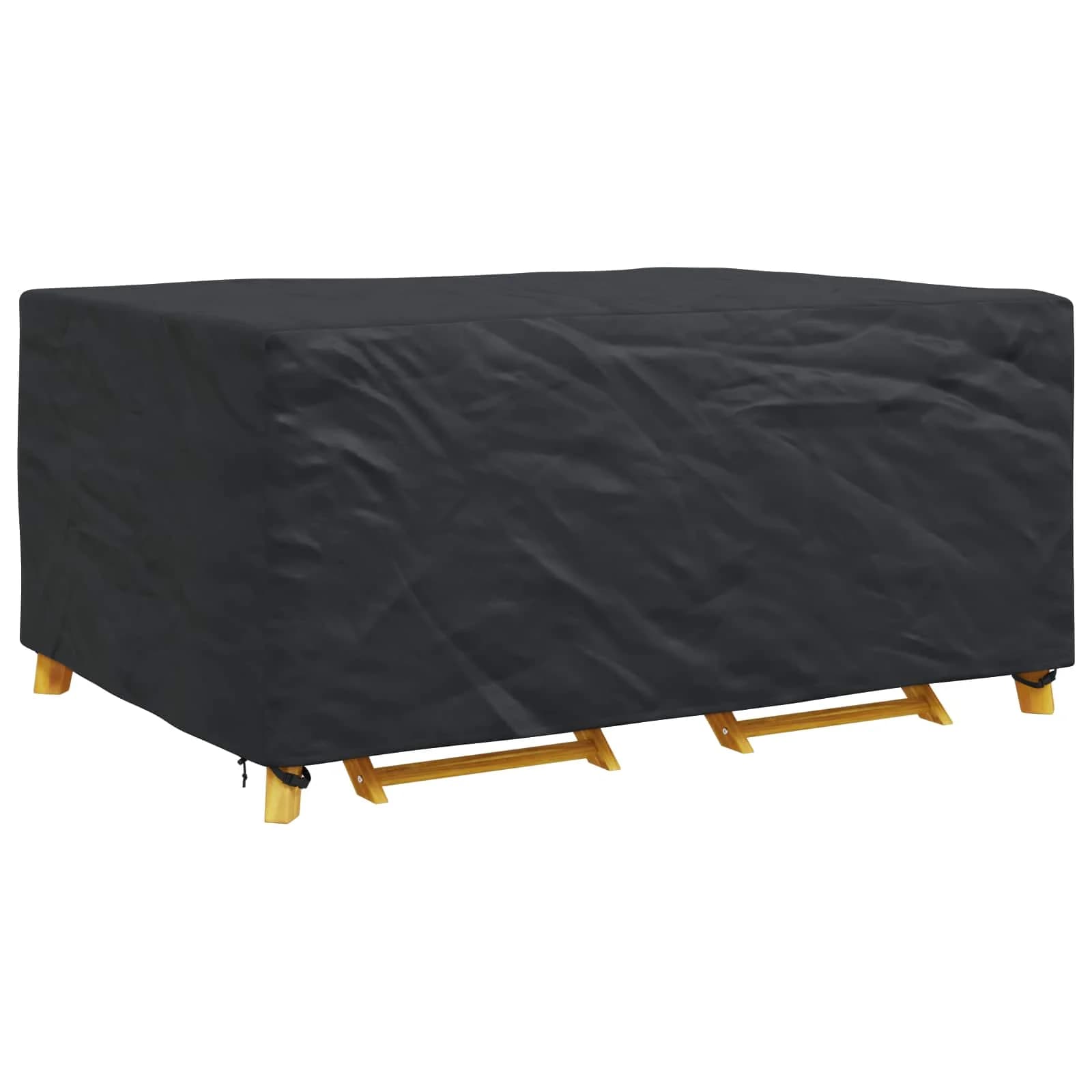 Prevleka za pohištvo Enobarvno Črna 240 x 180 x 100 cm 420D - slika 3