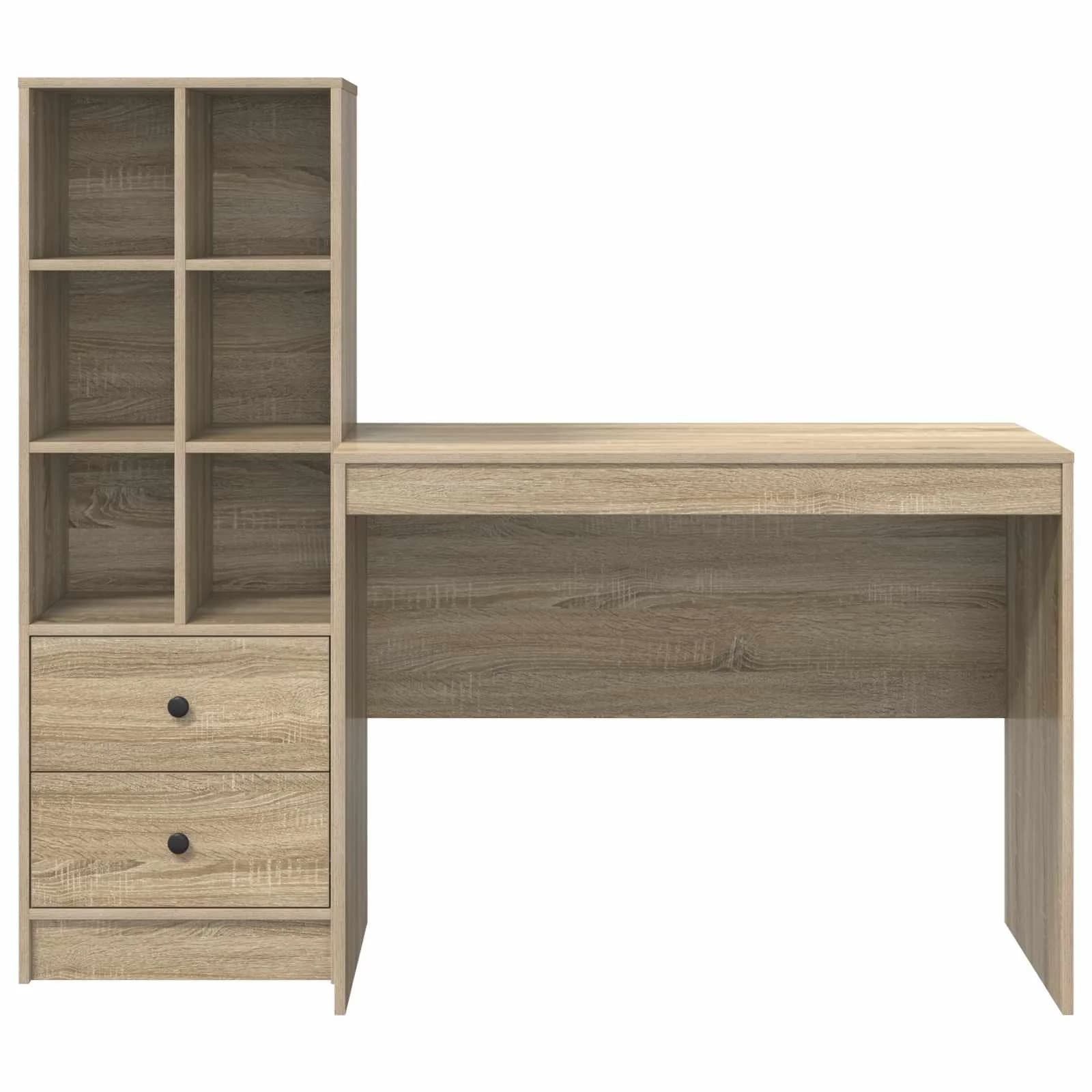 Miza Sonoma hrast 145.5 x 50 x 127 cm 2 kos - slika 8