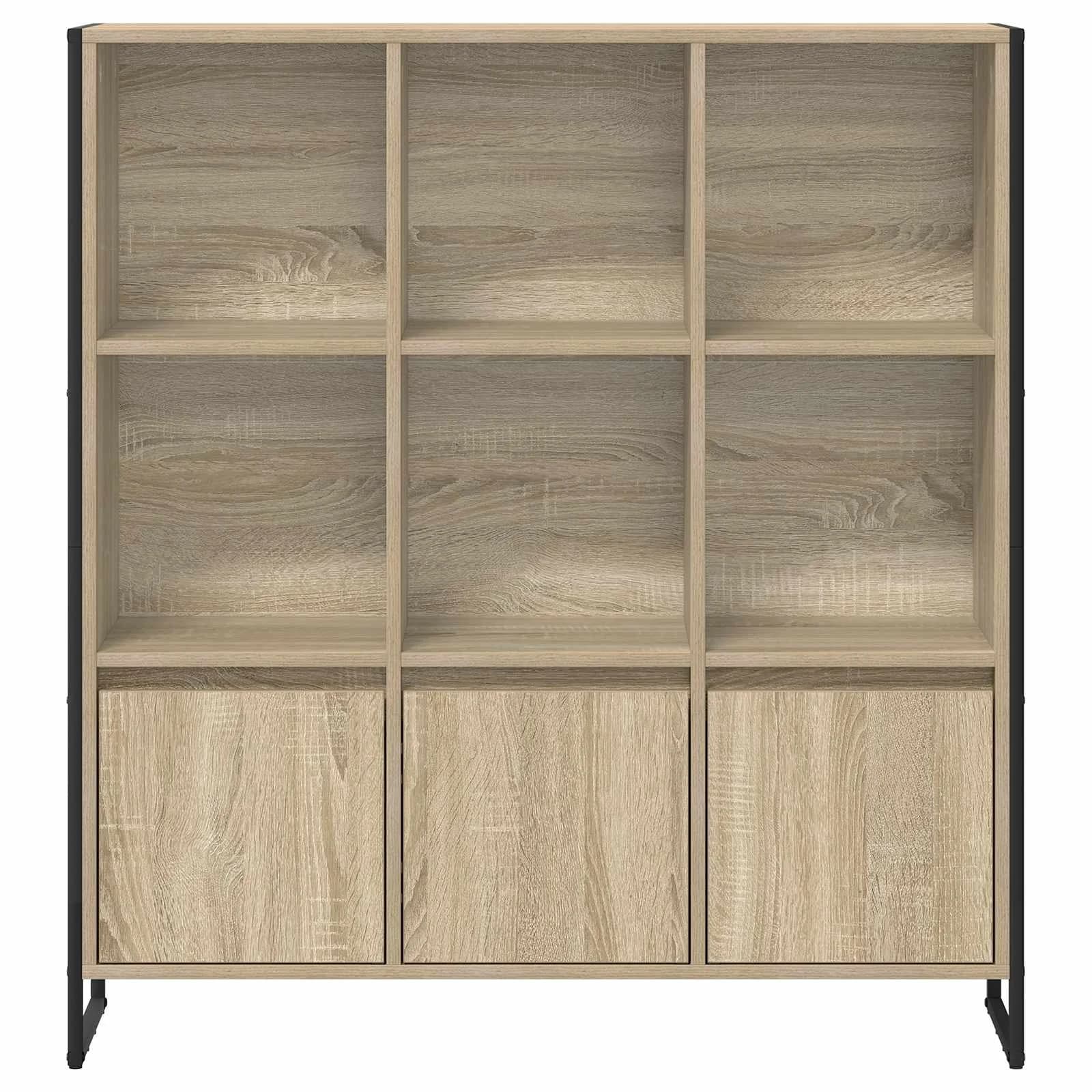 Knjigovni omar 99,5 x 30 x 108 cm Inženirski les Sonoma - slika 6