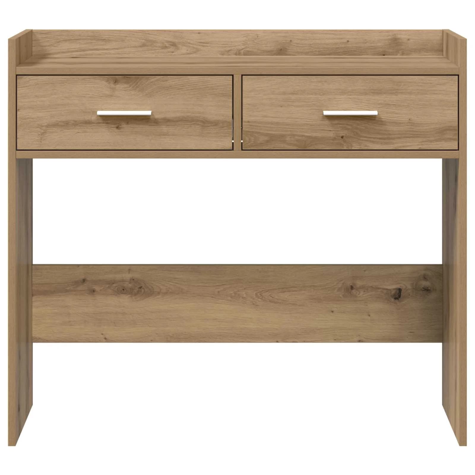 Konzolna miza Artisan hrast 90 x 35 x 80 cm Inženirski les - slika 5