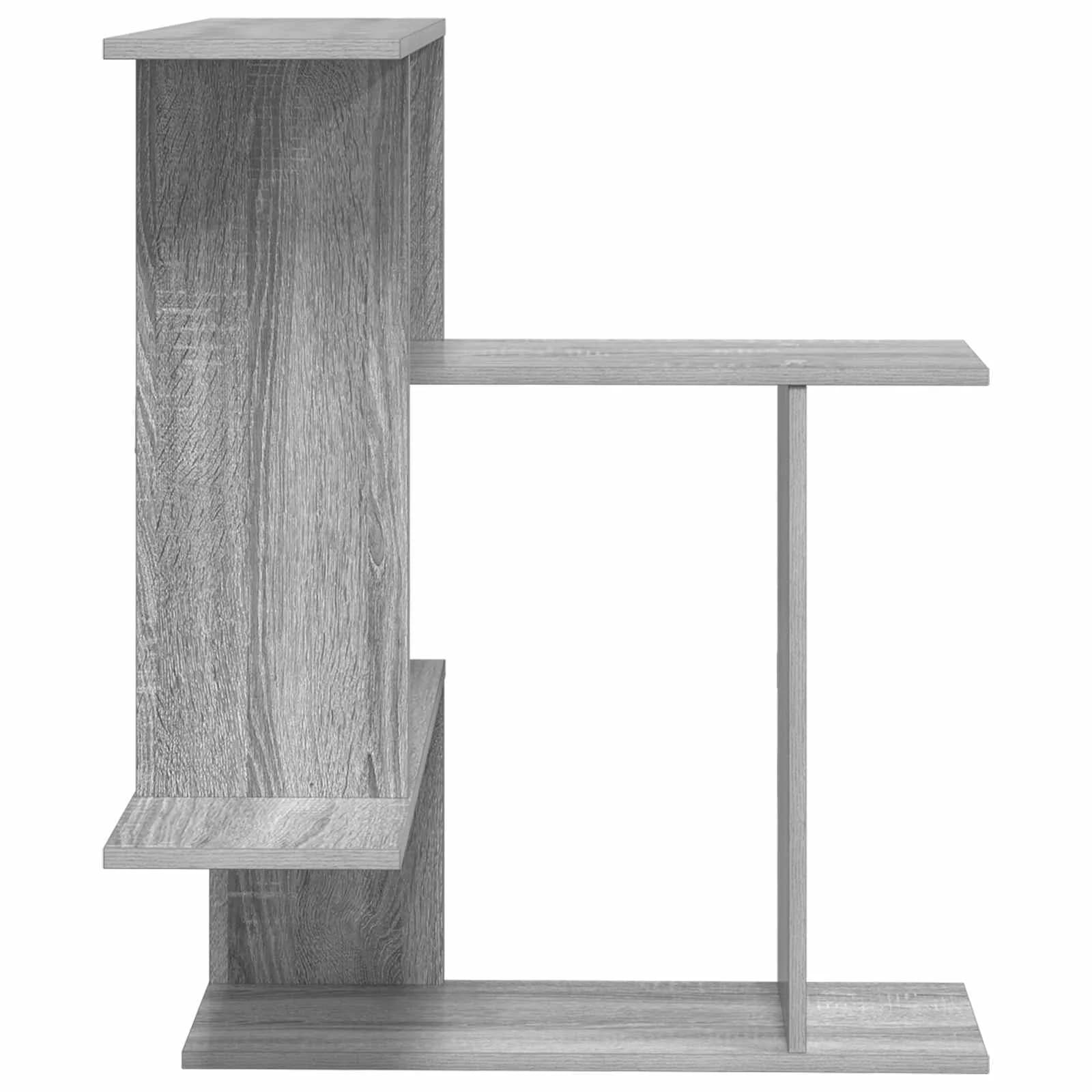 Stenska polica Siva Sonoma 67 x 67 x 87 cm Inženirski les - slika 5