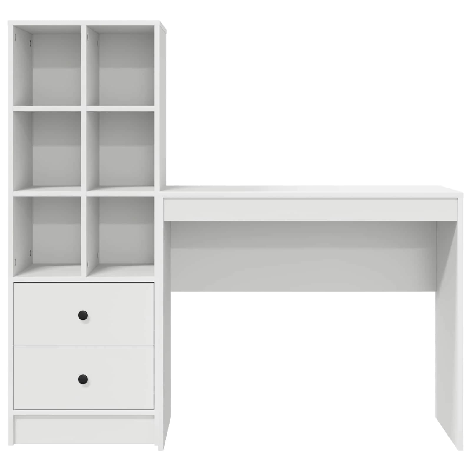 Miza Bela 135,5 x 40 x 127 cm 2 kos - slika 8