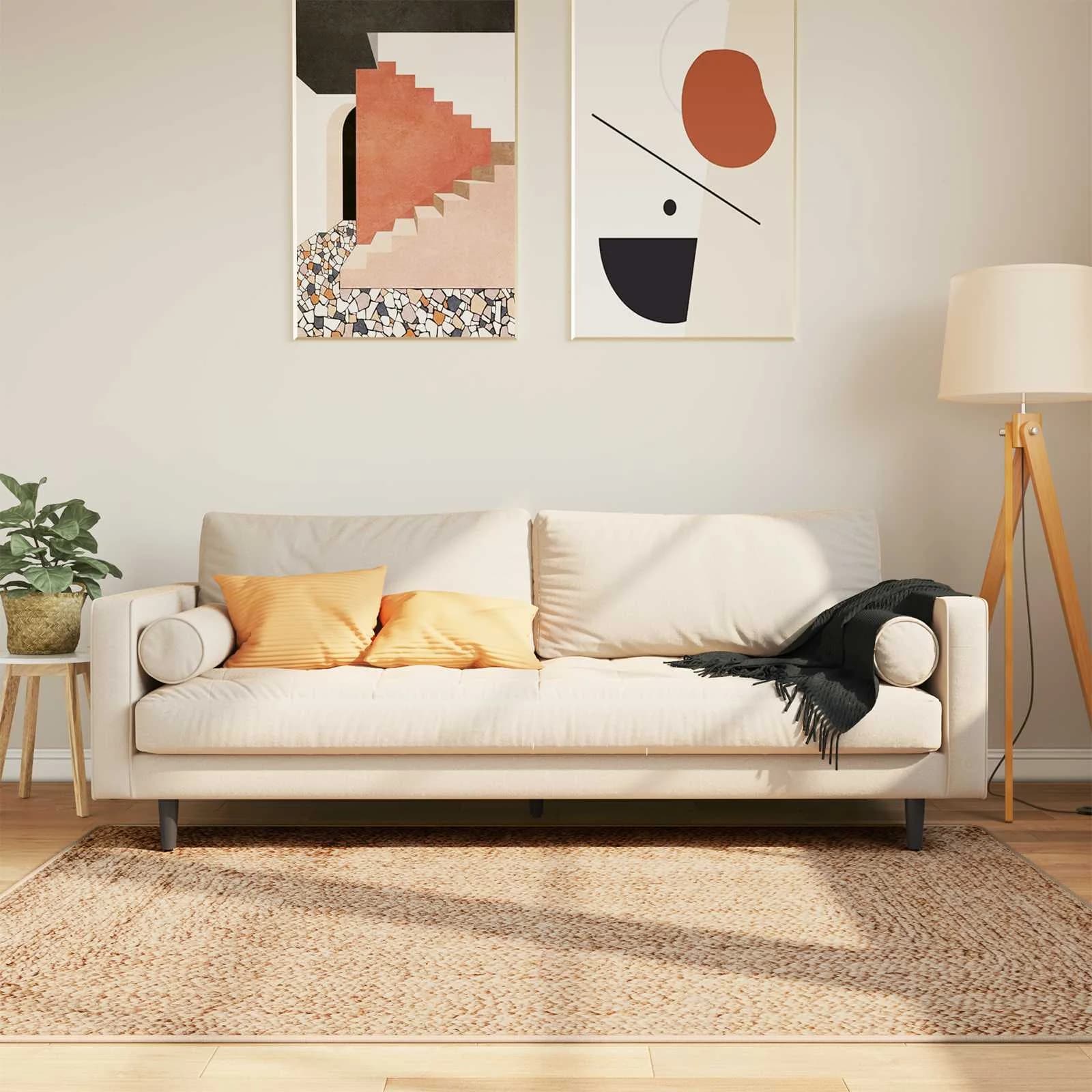 Preproga runner MARSA Rumena 120 x 170 cm Poliester in PVC
