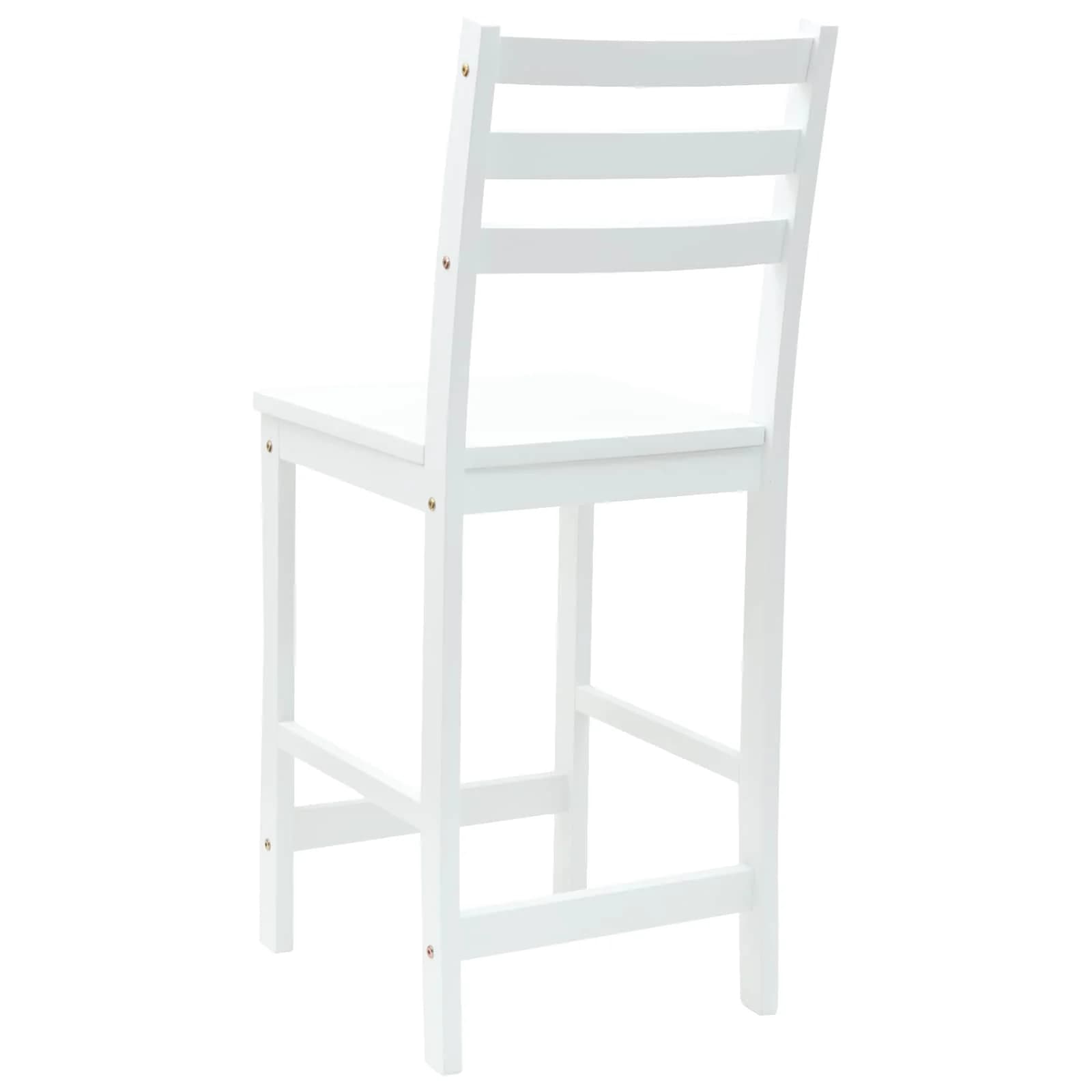 Jedilni stoli 2 kos Masivno gumovo les Bela 40 x 47,5 x 99,5 cm - slika 7