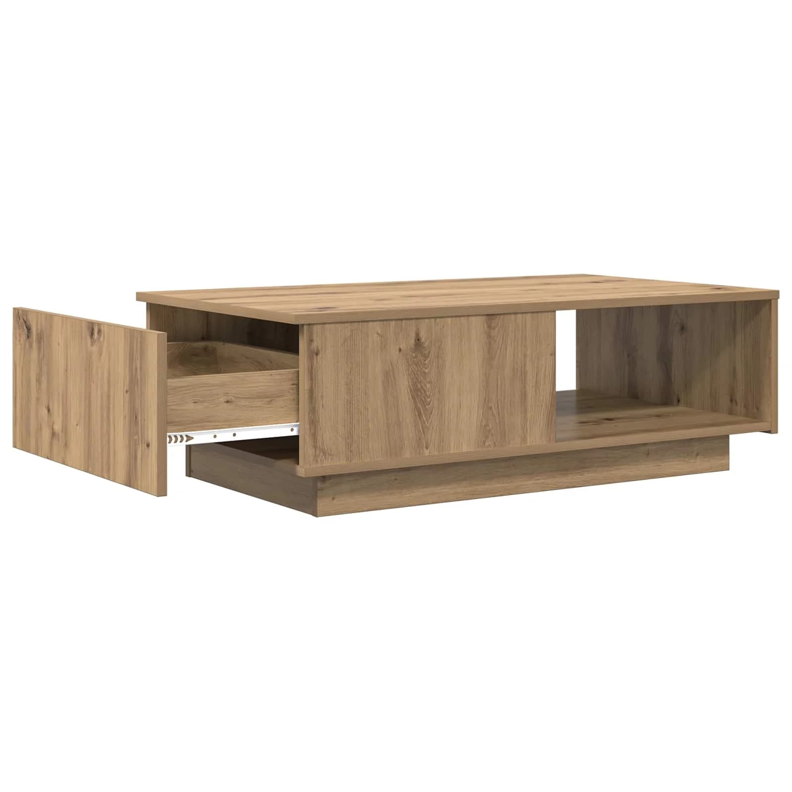 Klubska miza Umetni hrast 95 x 55 x 31 cm Inženirski les - slika 5