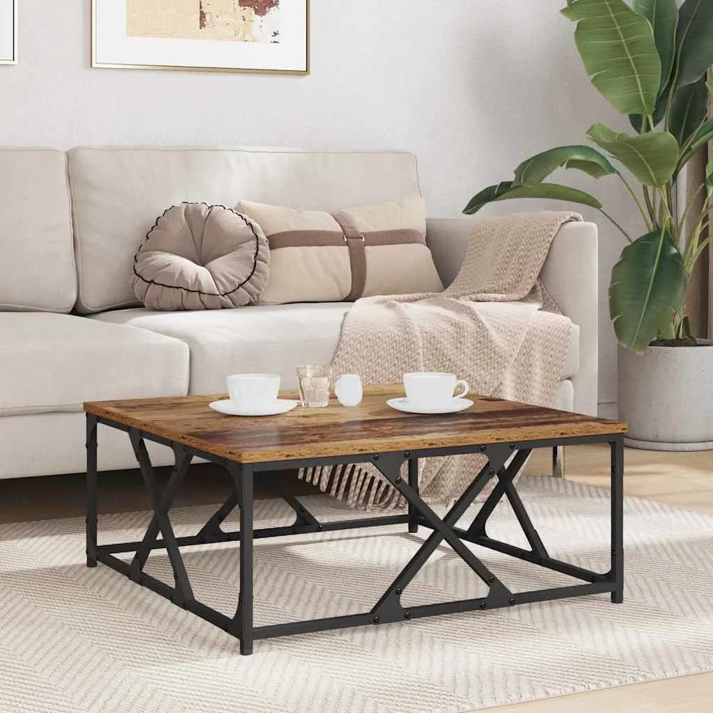 Klubska miza Star les 70 x 70 x 30 cm Inženirski les - slika 4