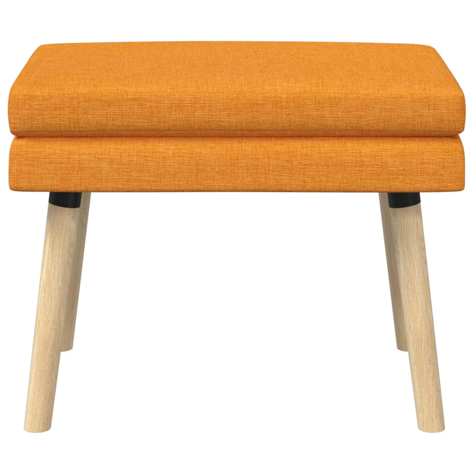 Dvojna klop Temno rumena 60 x 40 x 46 cm Blago - slika 5