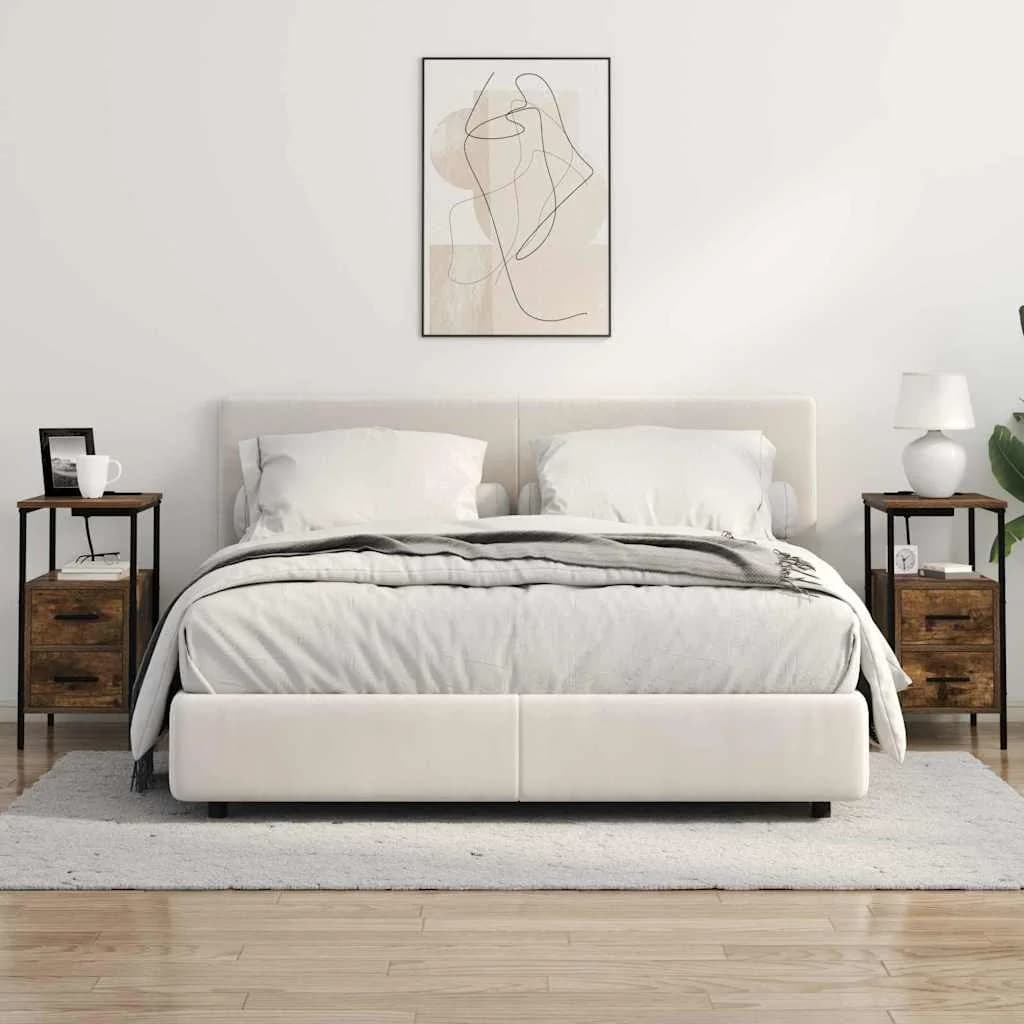 Nočna omarica 2 kos Dimljeni oreh 30 x 48 x 61 cm - slika 4