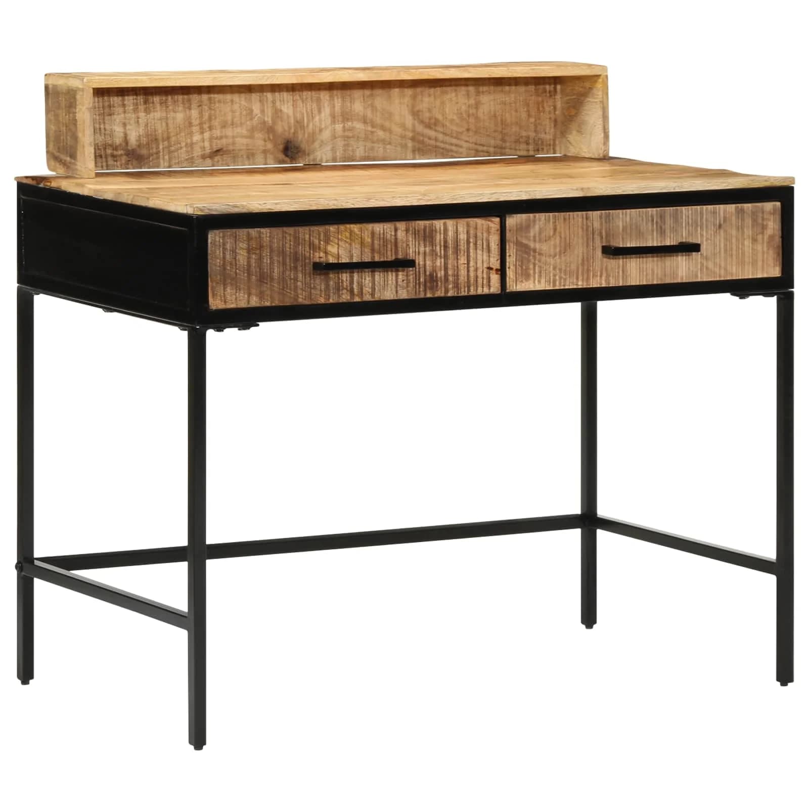 Konzolna miza s predalom Rjava 100 x 55 x 89.5 cm - slika 3