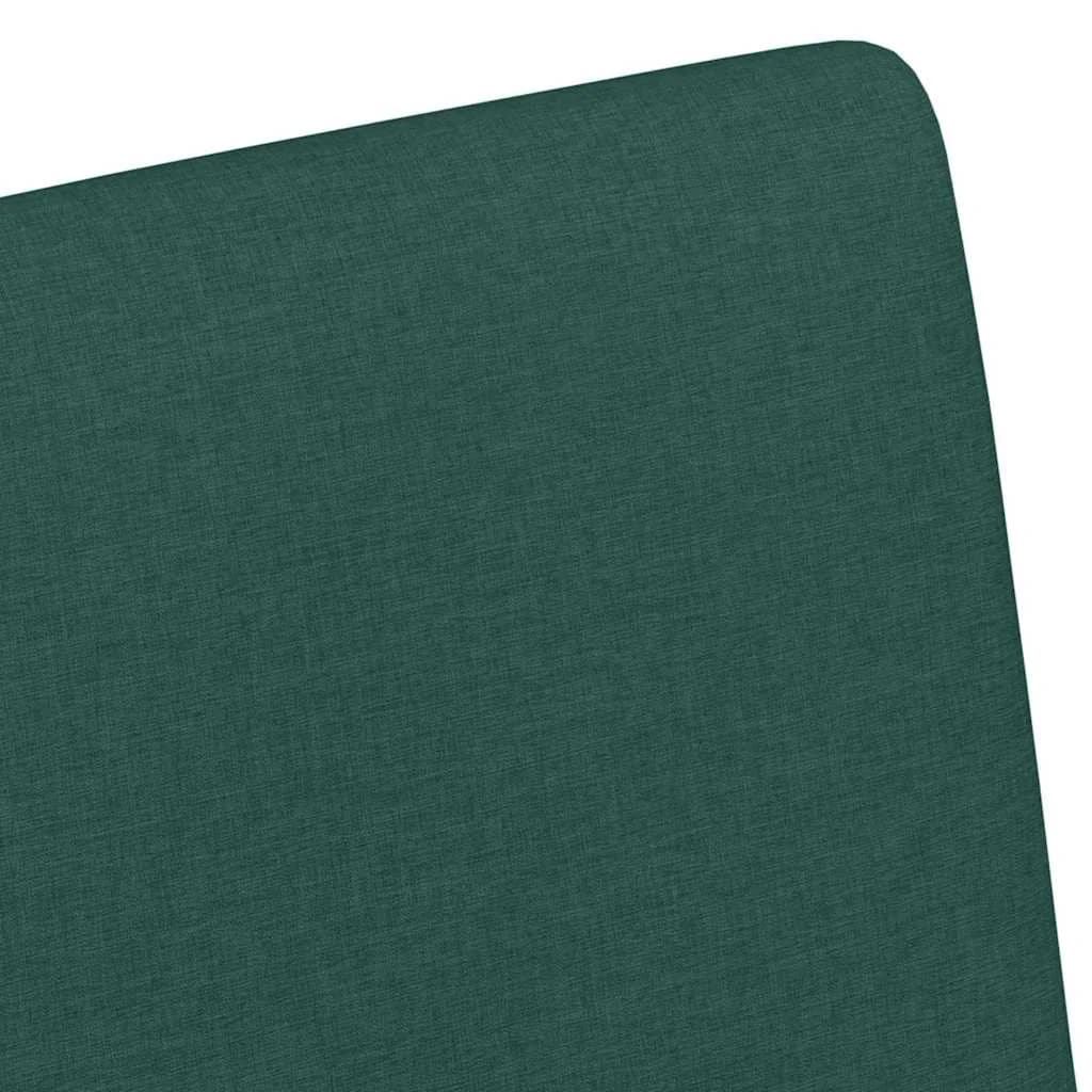Jedilni stoli s kolesi 2 kos blago Temno zelena 57 x 66 x 94 cm - slika 8