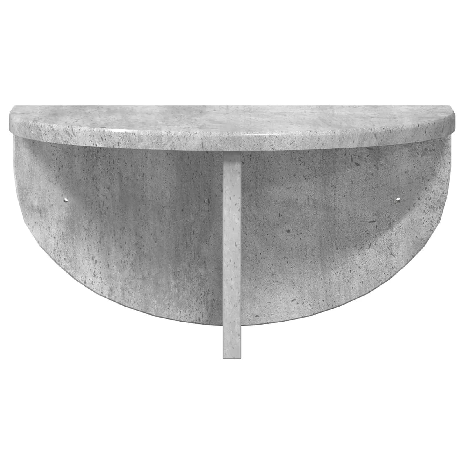 Stenska polica Montaža za steno Betonsko siva 38 x 19 x 19 cm - slika 5