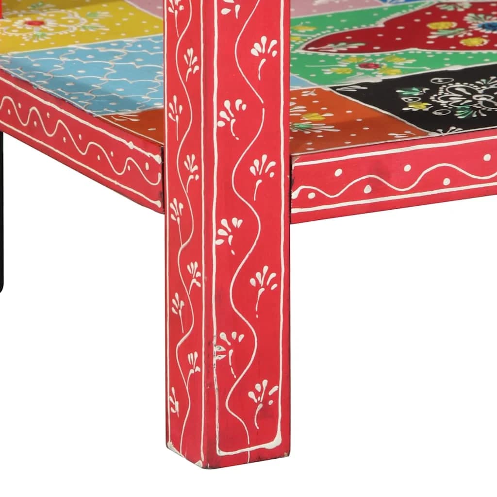 Konzolna miza s predalom večbarvno 80 x 35 x 76 cm - slika 8