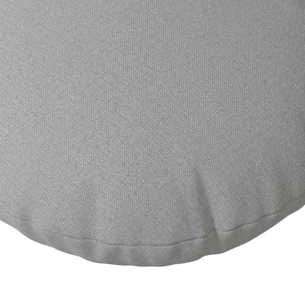 Sedežne blazine 2 kos blago Oblačno siva Ø80 x 29 cm - slika 7