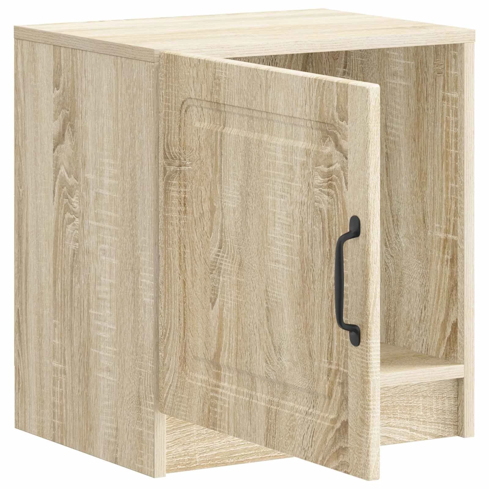 Nočna omarica Sonoma hrast 43 x 34,5 x 47 cm Inženirski les - slika 4