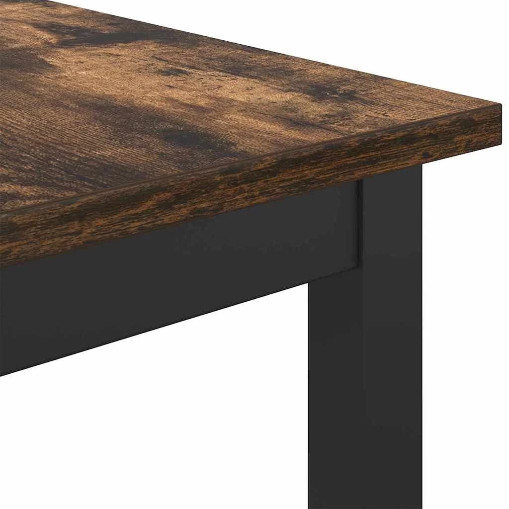 miza Dimljeni oreh 100 x 40 x 100,5 cm Inženirski les in jeklo - slika 8