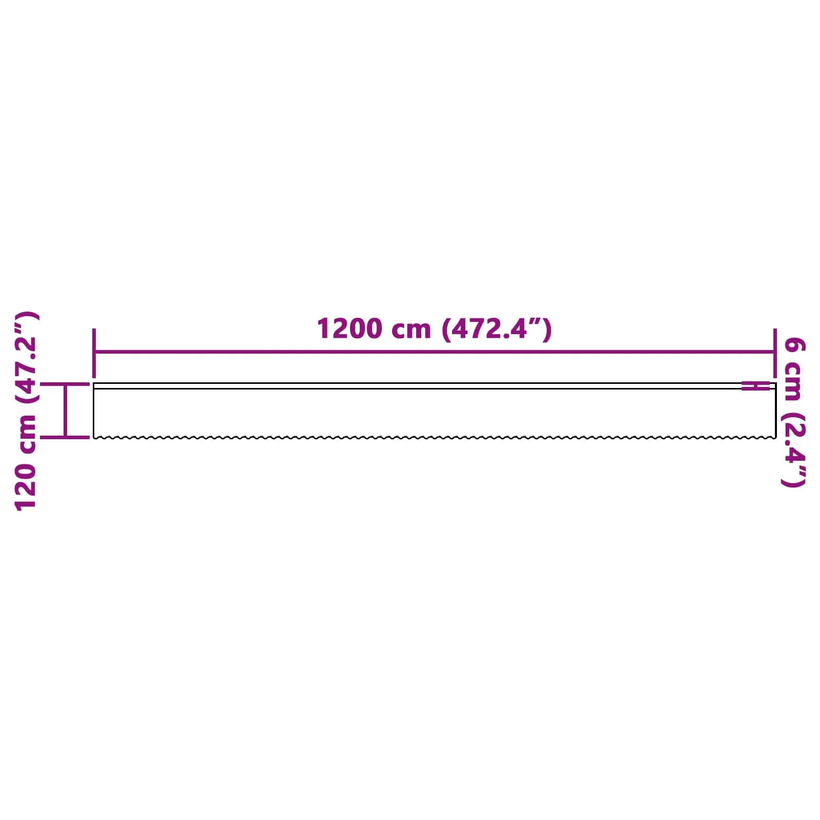 Čipkasta Zavesa z zavesami Bela 120 x 1200 cm Poliester - slika 8