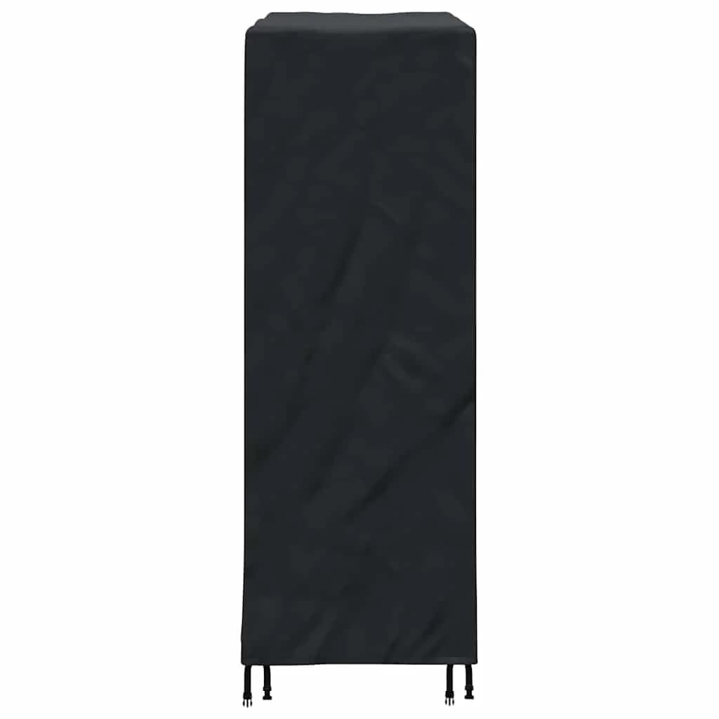 Pokrov za pingpong mizo Enobarvno Črna 165 x 70 x 185 cm blago - slika 6