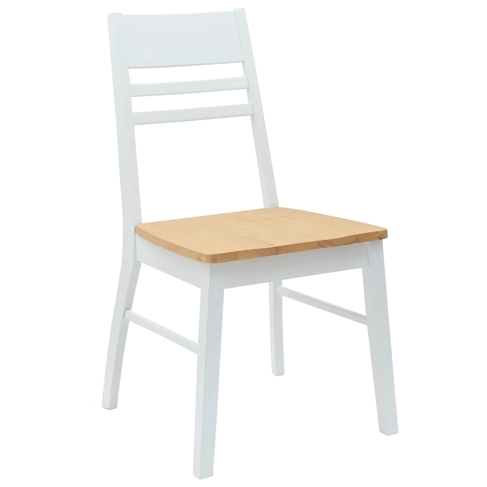 Jedilni stoli 2 kos Masivno gumovo les Bela 43 x 54 x 89 cm - slika 4
