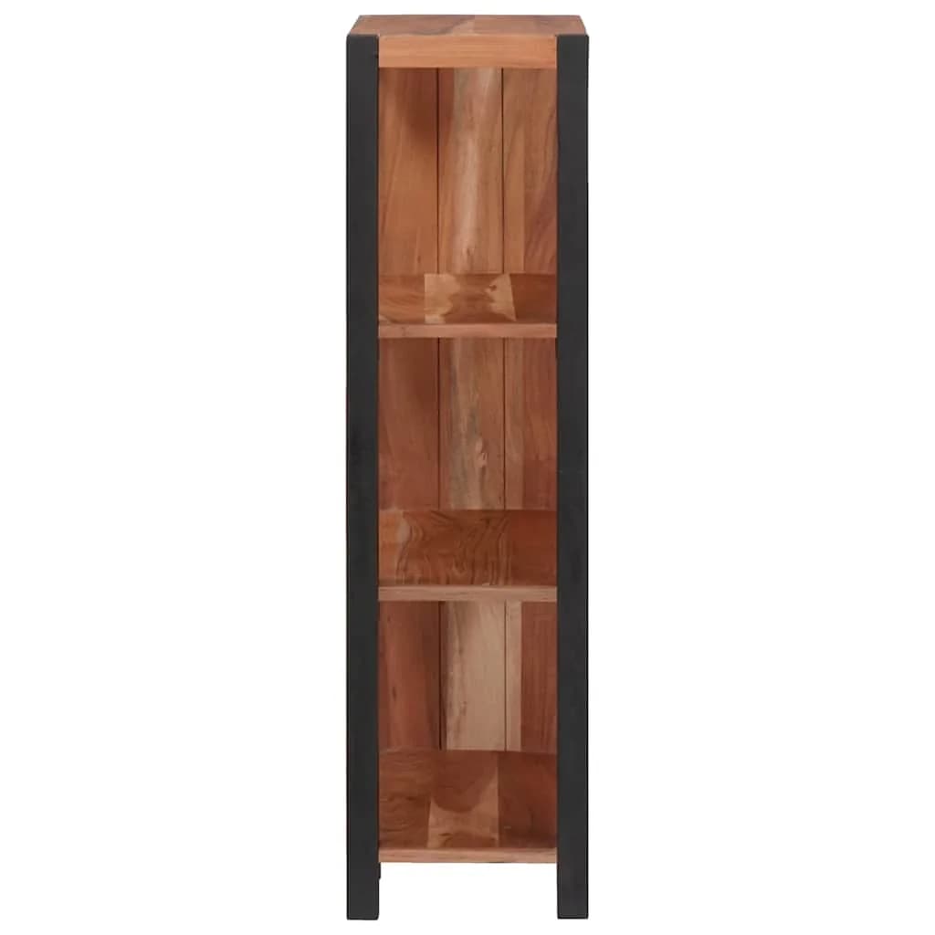Knjižna polica Rjava 50 x 30 x 110 cm Masiven les akacije - slika 5