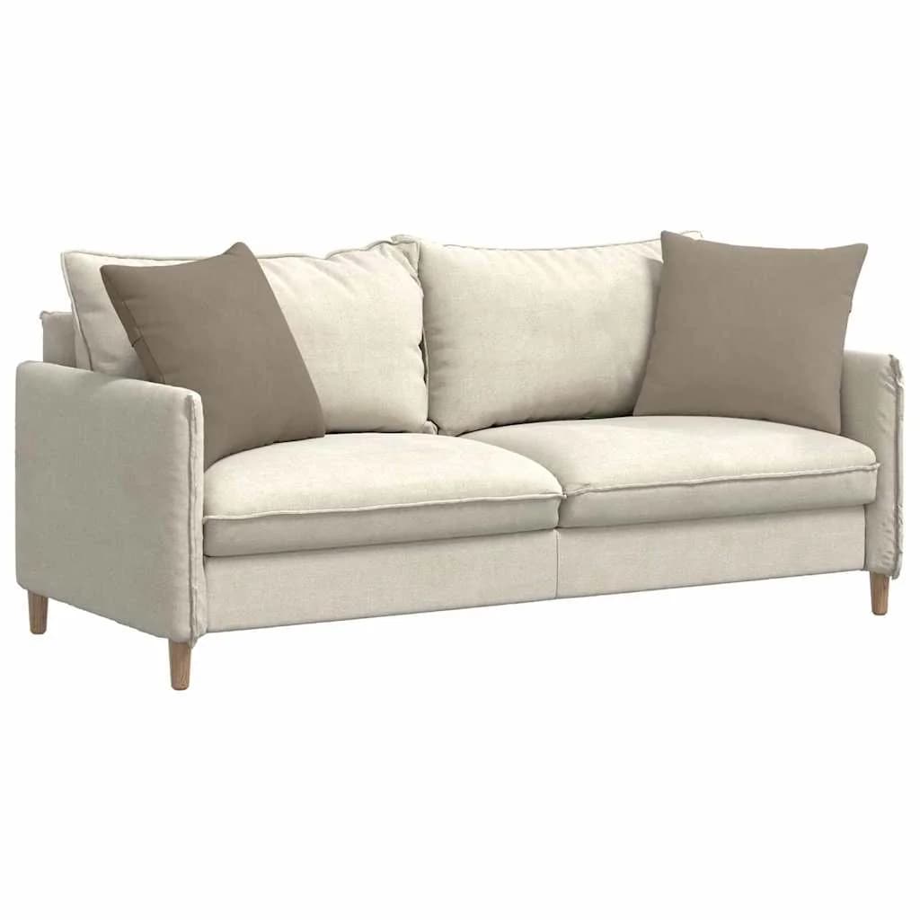 Blazine za kavč 2 pcs Taupe 50 x 50 cm blago - slika 3
