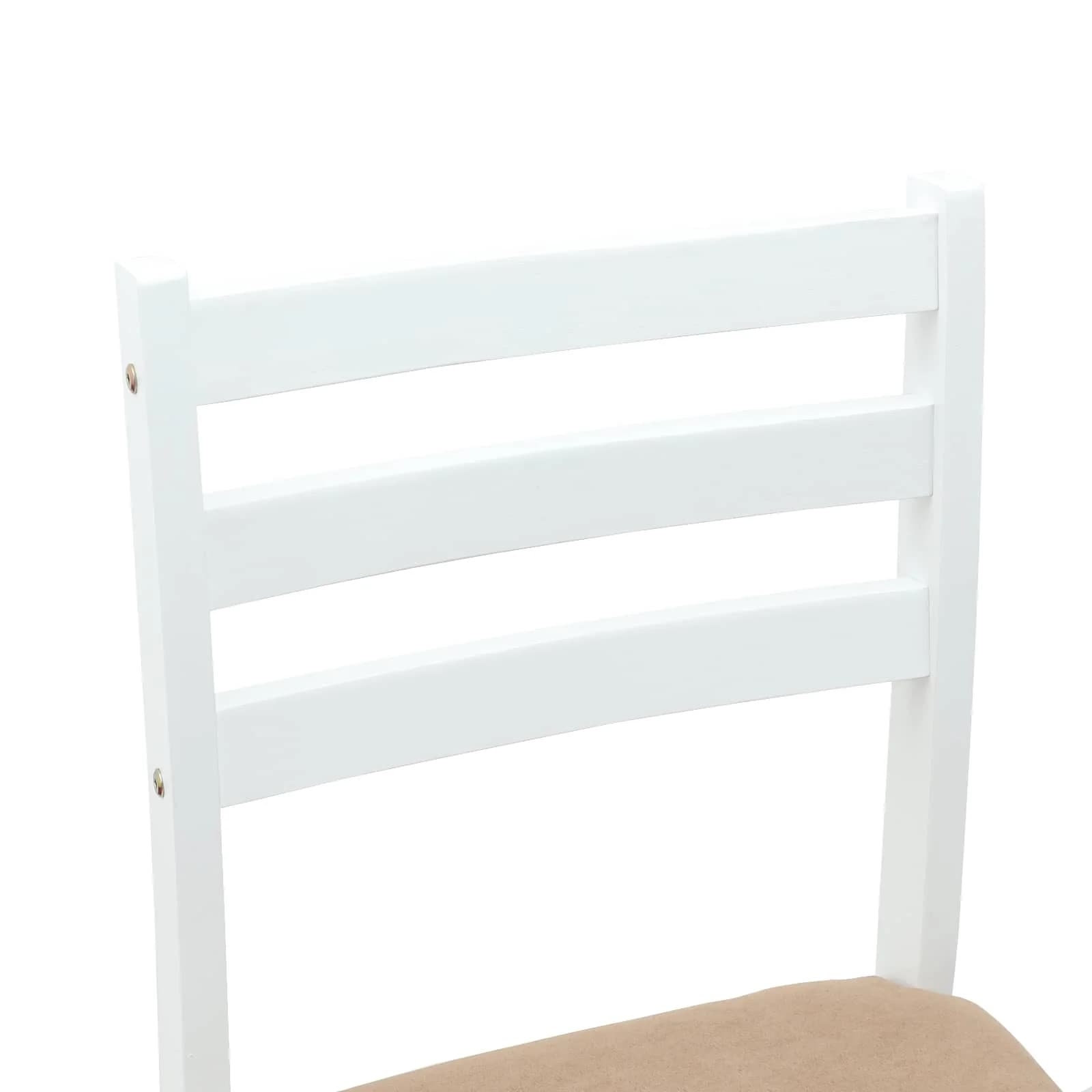 Jedilni stoli 2 kos Masivno gumovo les Bela 40 x 47,5 x 99,5 cm - slika 8