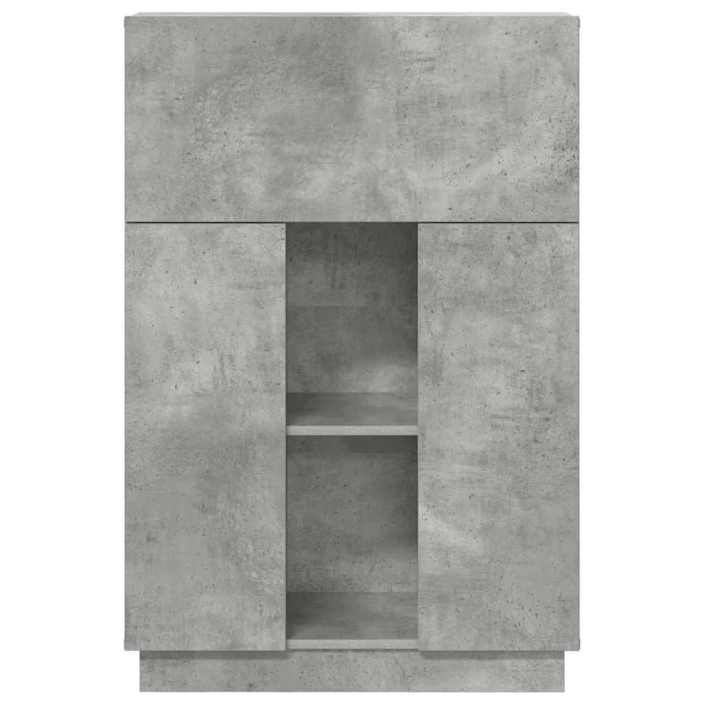 Miza Betonsko siva Inženirski les 71.5 x 31.5 x 106.5 cm - slika 6