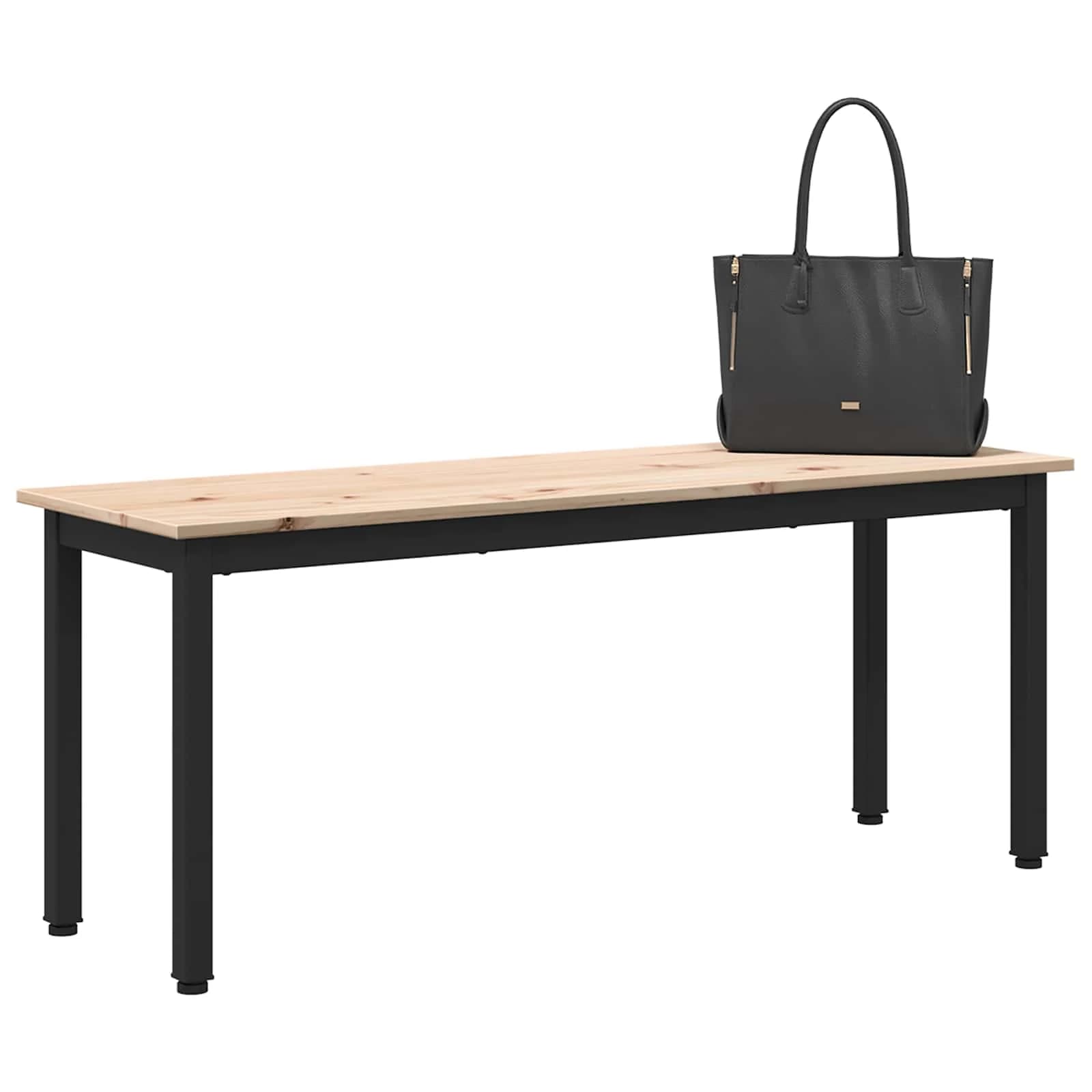 klop Naravna 110 x 35 x 45 cm Masivno borovo les - slika 3