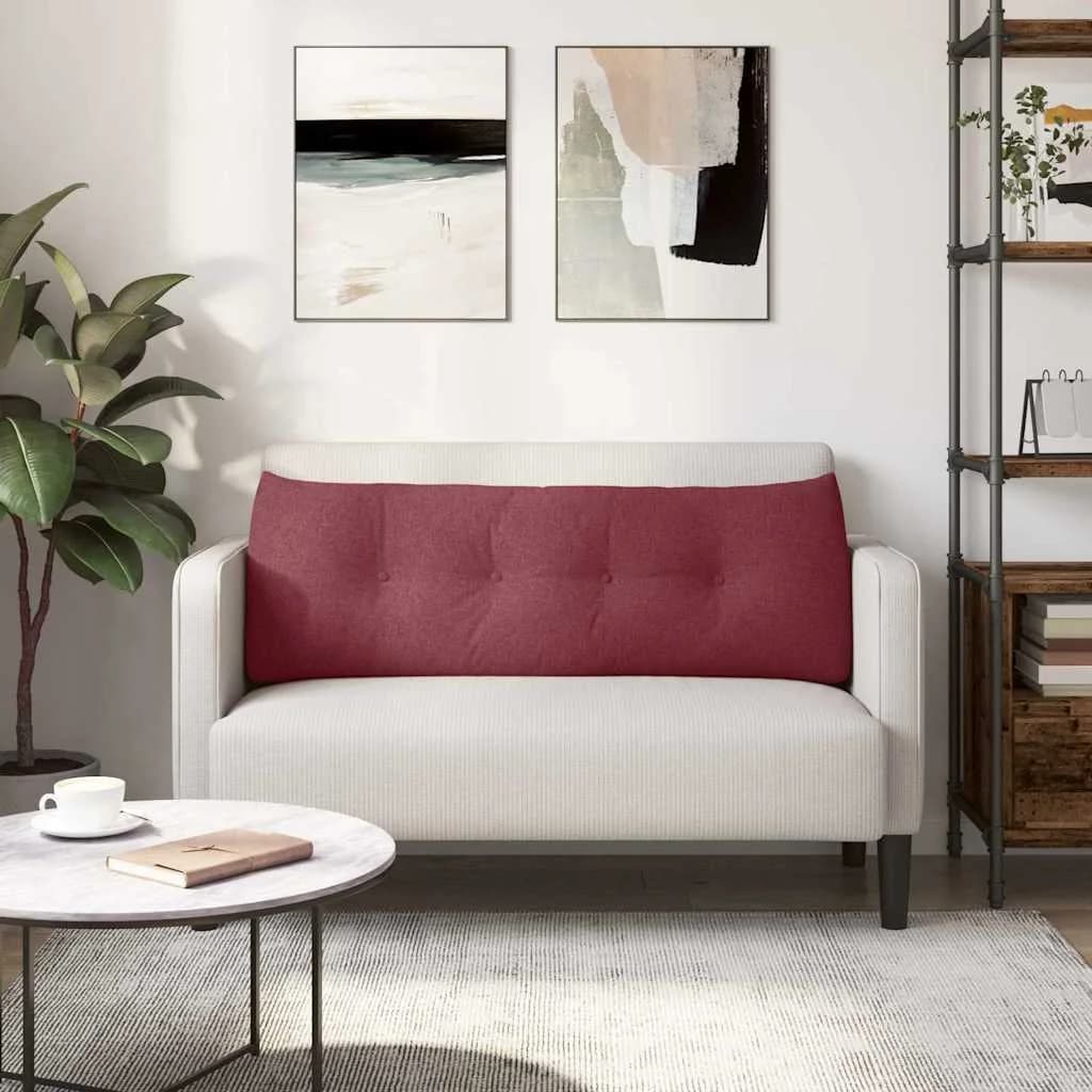 Poglavni vzglavnik Vinorodna rdeča 140 x 24 x 50 cm blago - slika 4