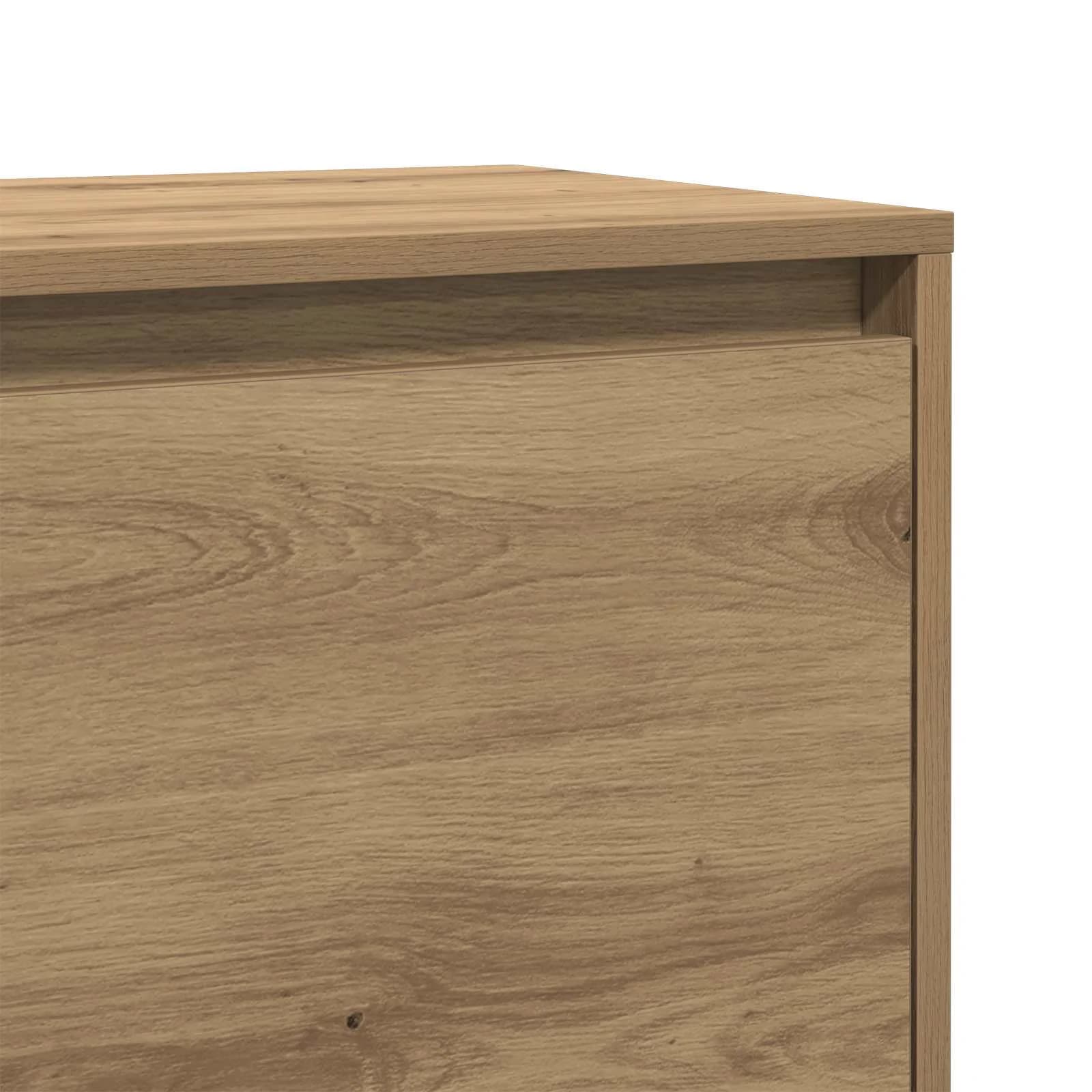 Nočna omarica Umetni hrast 45 x 34 x 44,5 cm Inženirski les - slika 9