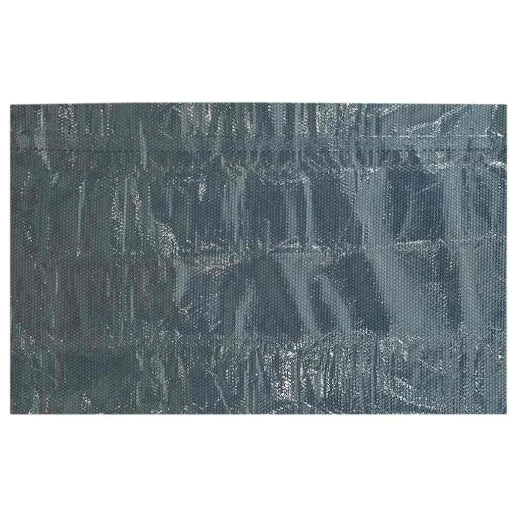 Plavajoča PE solarna folija za bazen 600x400 cm črna in modra - slika 4