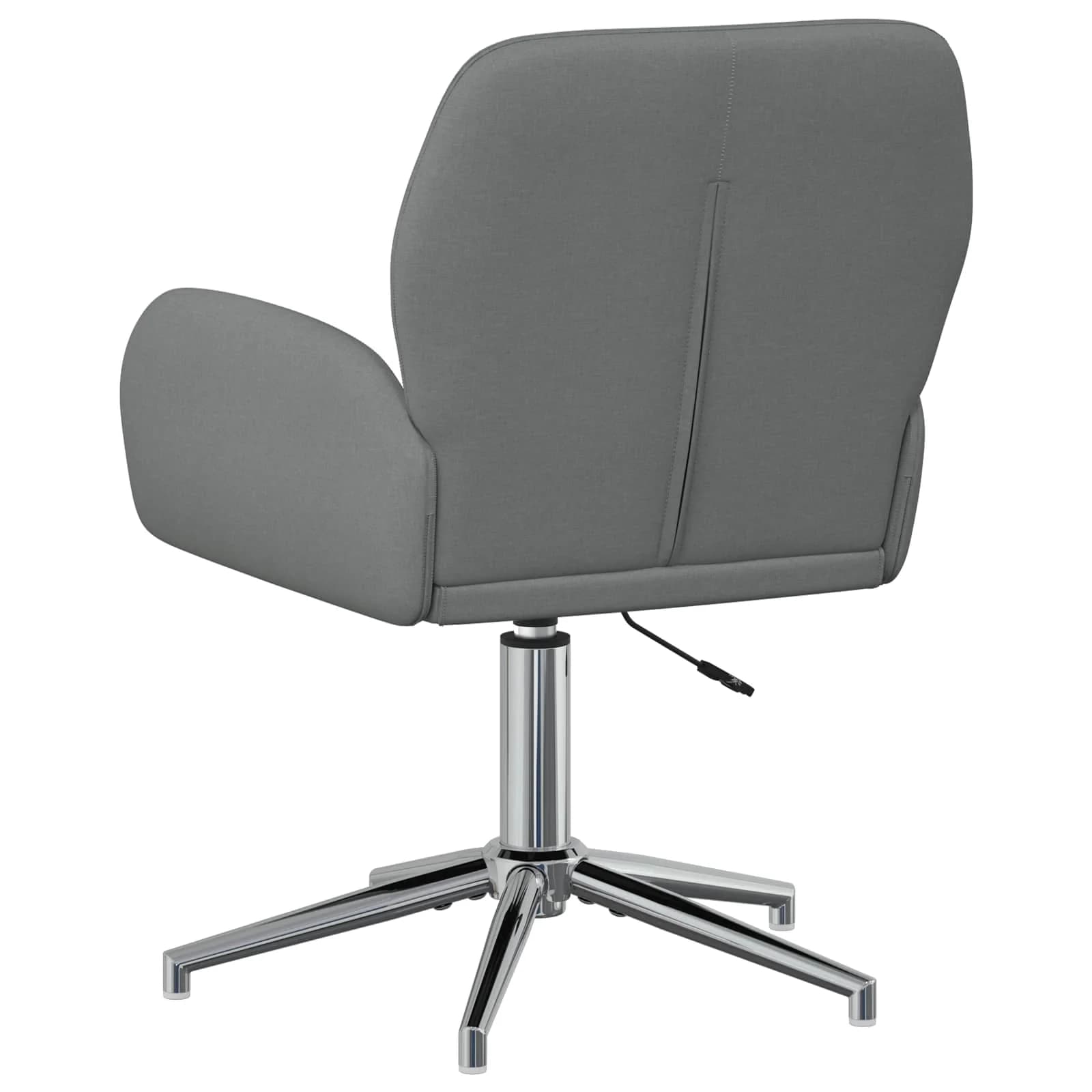 Vrteči pisarniški stoli 6 kos 54 x 58 x 90 cm Temno siva Blago - slika 5