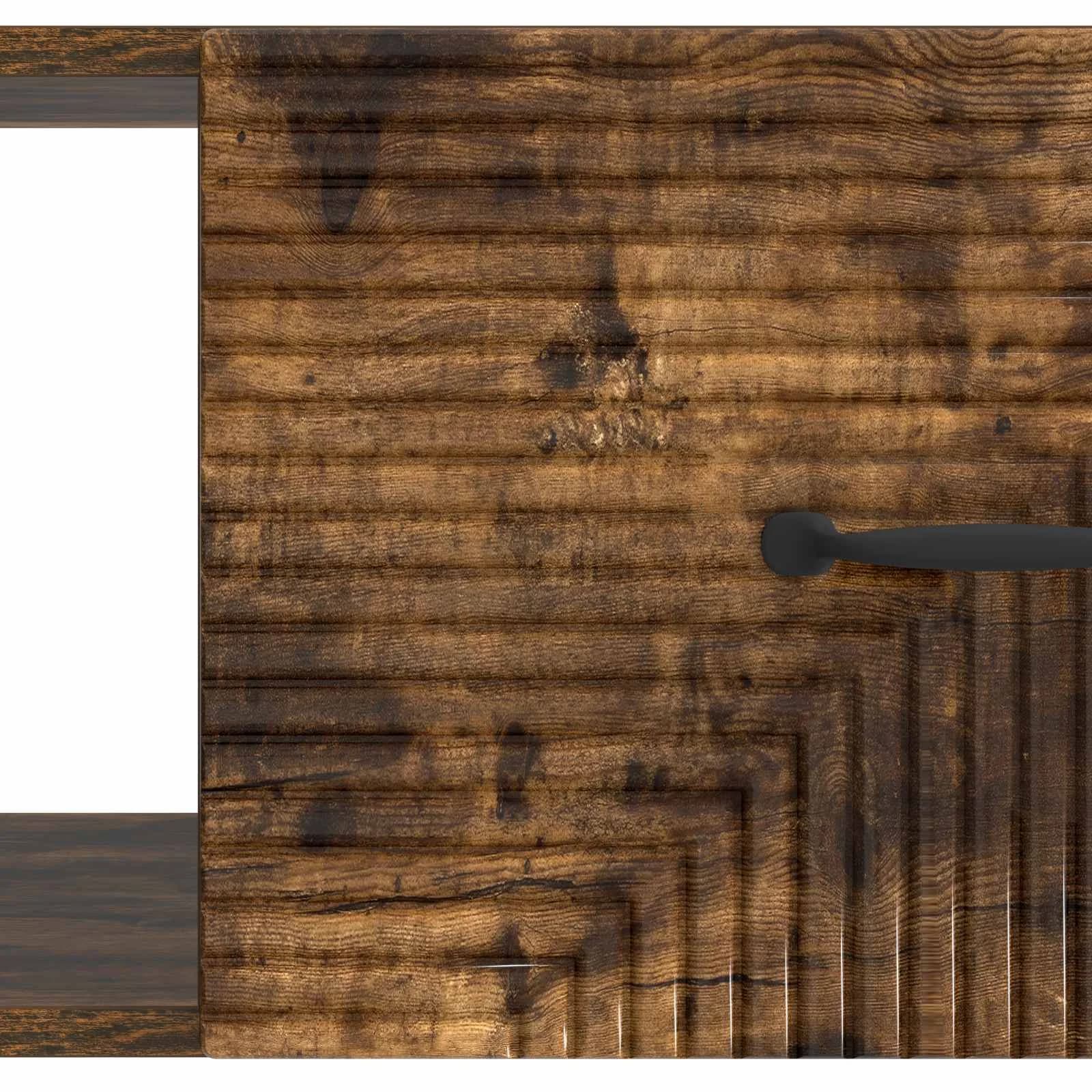 Klubska miza Dimljen hrast 90 x 50 x 40 cm Inženirski les - slika 9