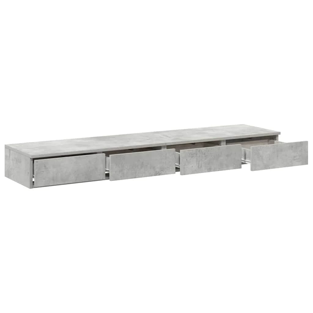 Posteljni predali Betonsko siva 140 x 36,5 x 16,5 cm - slika 5