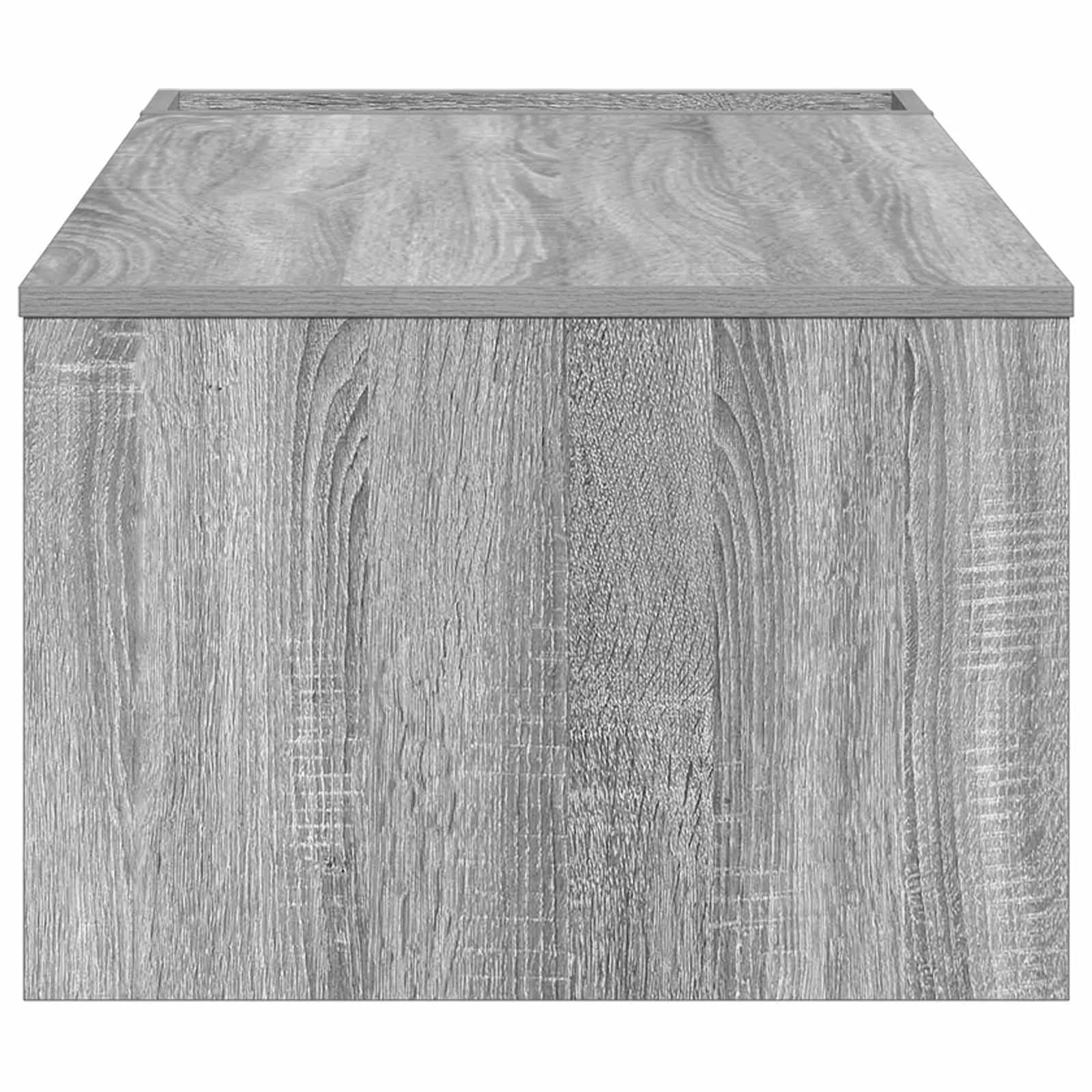 Klubska miza Siva Sonoma 95 x 50 x 34 cm Inženirski les - slika 6