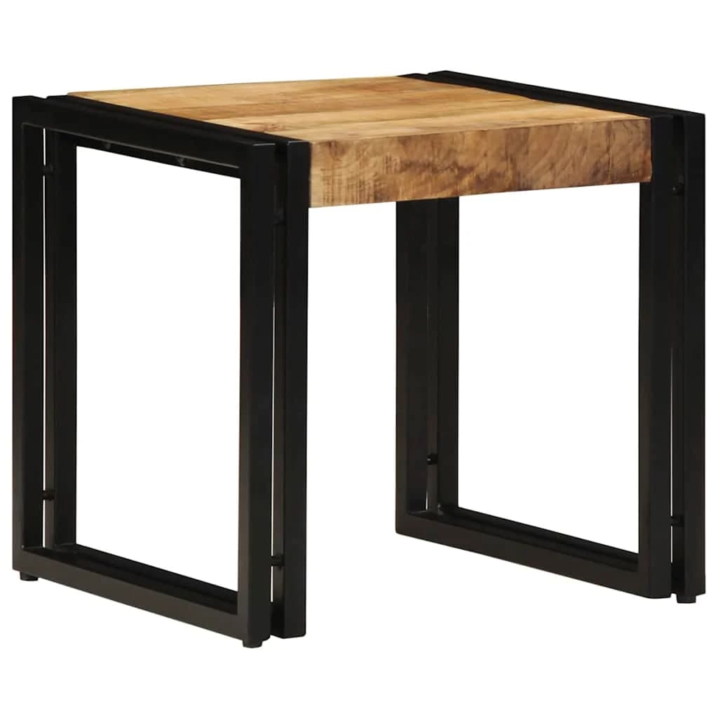 Klubska miza Rjava 40 x 40 x 38 cm Masiven les manga - slika 2