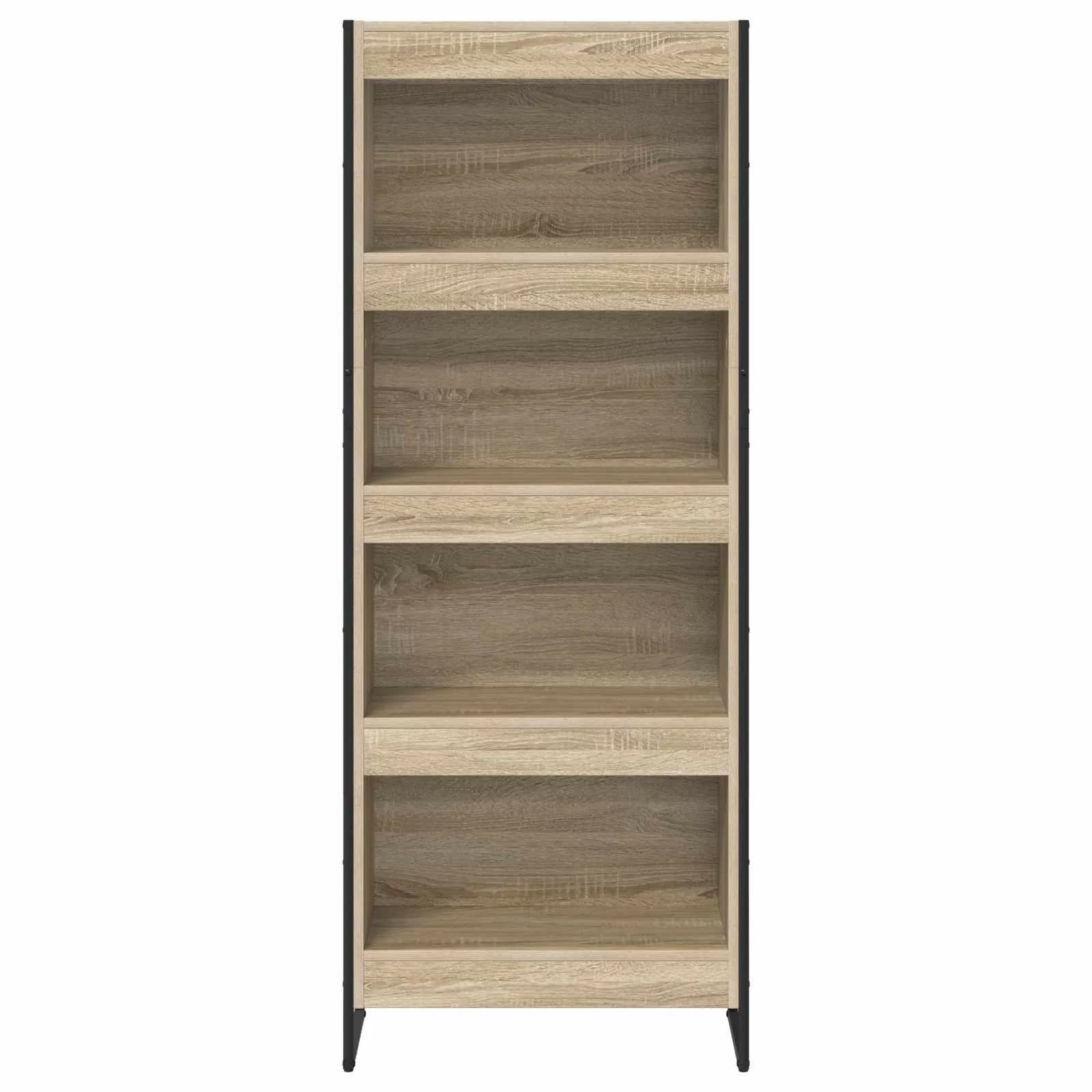 Knjigovni omar 60 x 30 x 155 cm Inženirski les Sonoma - slika 5