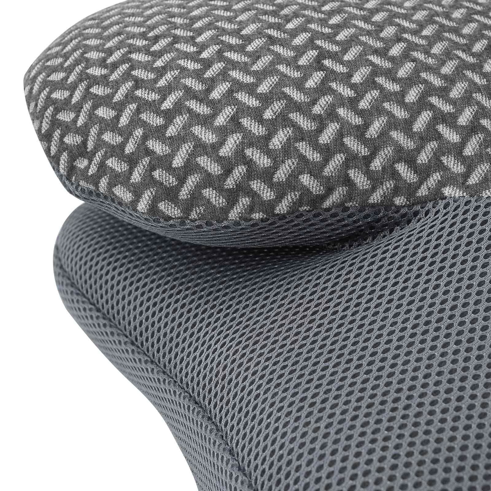 Vzglavnik za vrat Siva Spominska pena 58 x 36 x 13 cm - slika 8