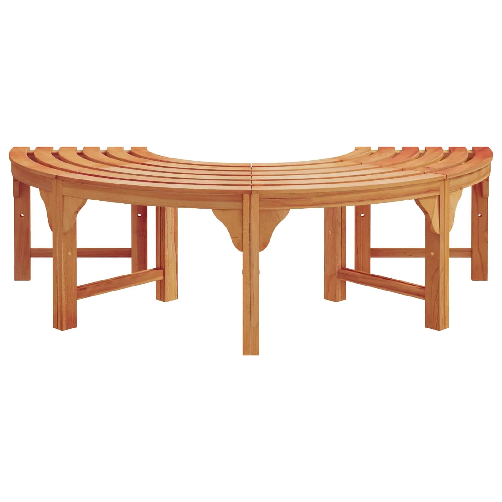 Banka Dreves Naravna 160 x 80 x 45cm Trdna Eukaliptusova Les - slika 4