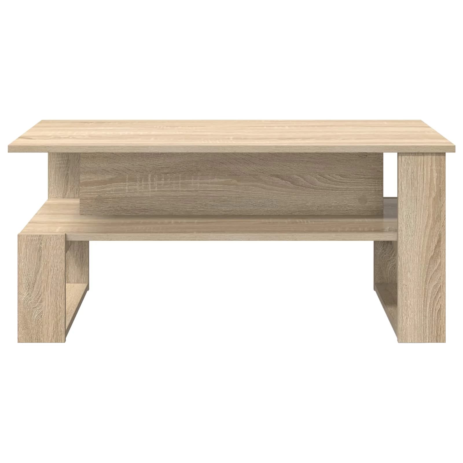 Klubska miza Sonoma hrast 90 x 50 x 40 cm Inženirski les - slika 5