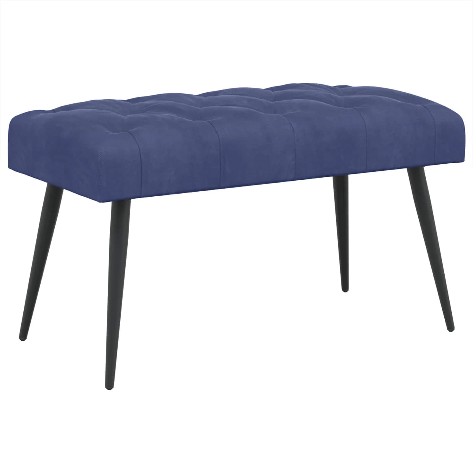 Klop s gumbnim oblazinjenjem Policijska modra 80 x 40 x 46 cm - slika 2