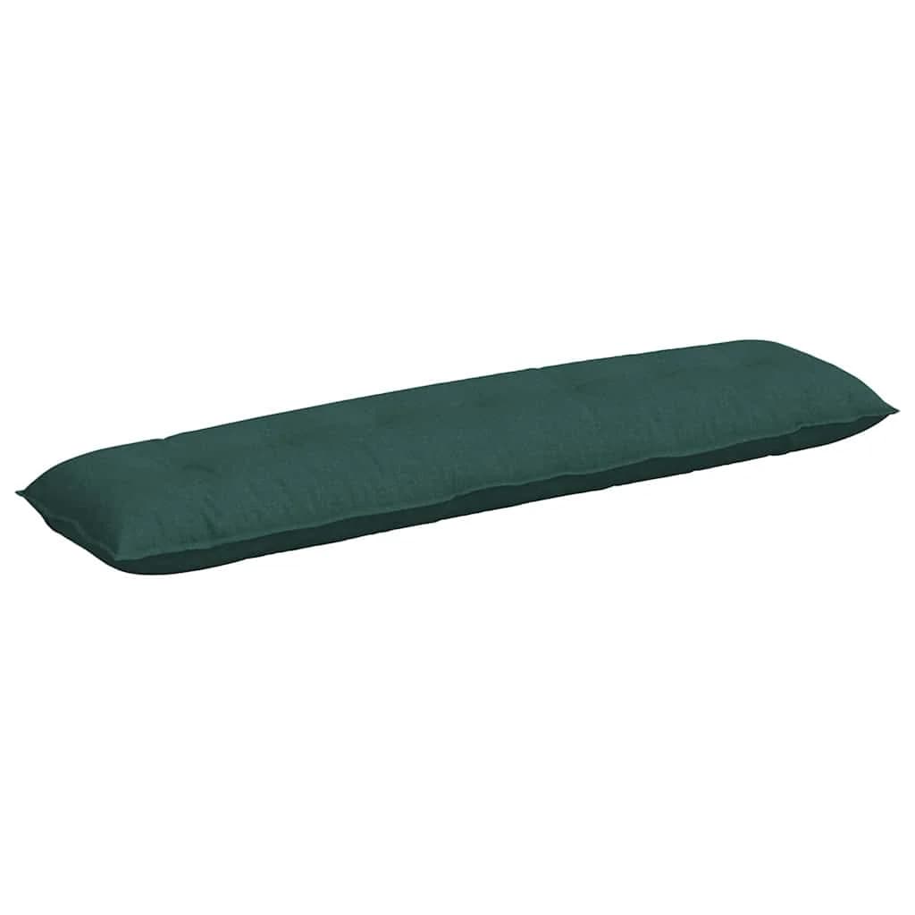 Poglavni vzglavnik Temno zelena 200 x 19 x 50 cm blago - slika 2