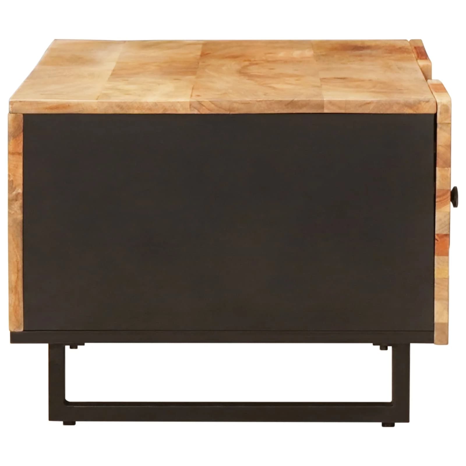 Klubska miza Rjava 100 x 54 x 40 cm Masiven les manga - slika 4