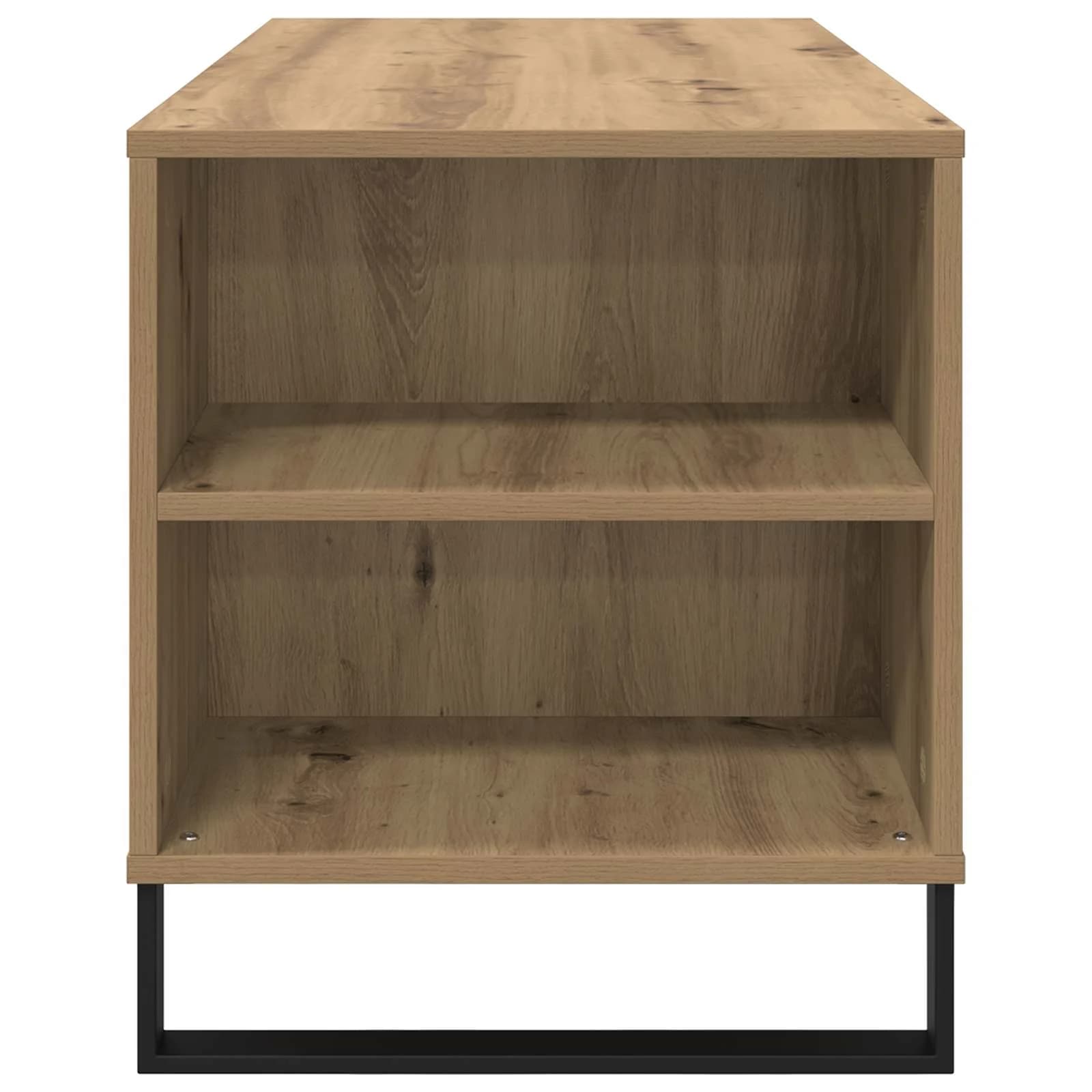 Klubska miza Umetni hrast 102 x 44,5 x 50 cm Inženirski les - slika 7