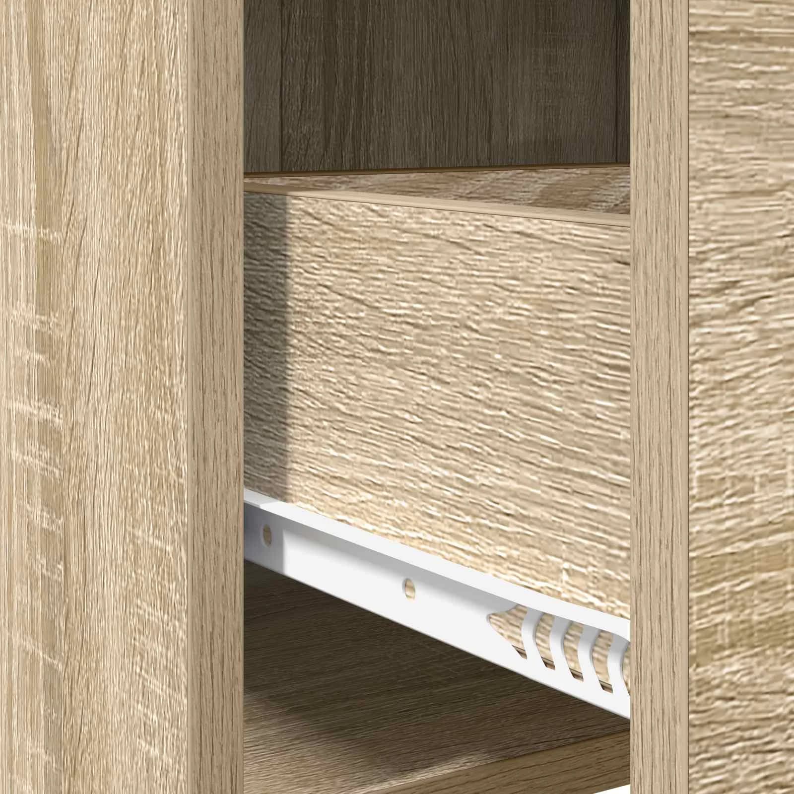 Posteljne mize 2 kos Sonoma hrast 40 x 30 x 60 cm - slika 8